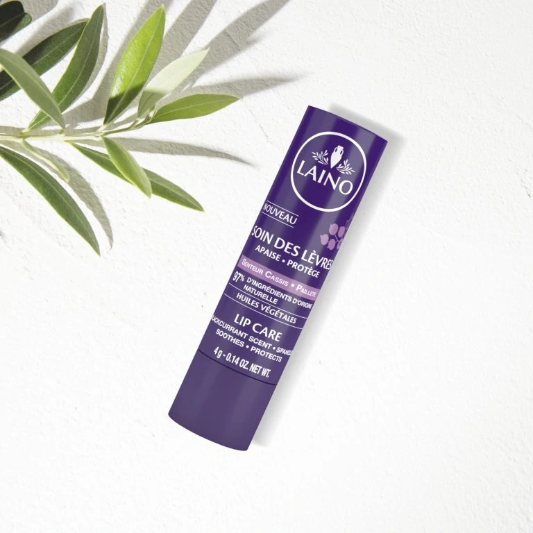 LAINO Soin Des Levres Paillete Senteur Cassis 4g