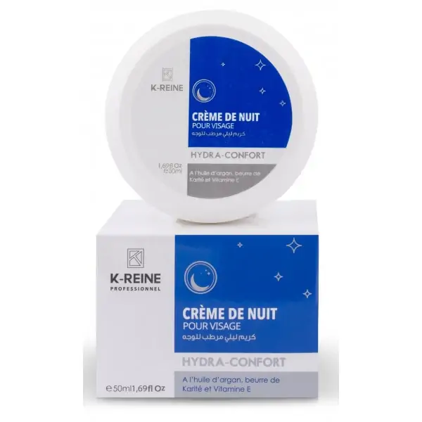 K-REINE Creme de Nuit Pour Visage Hydra-Confort 50ml