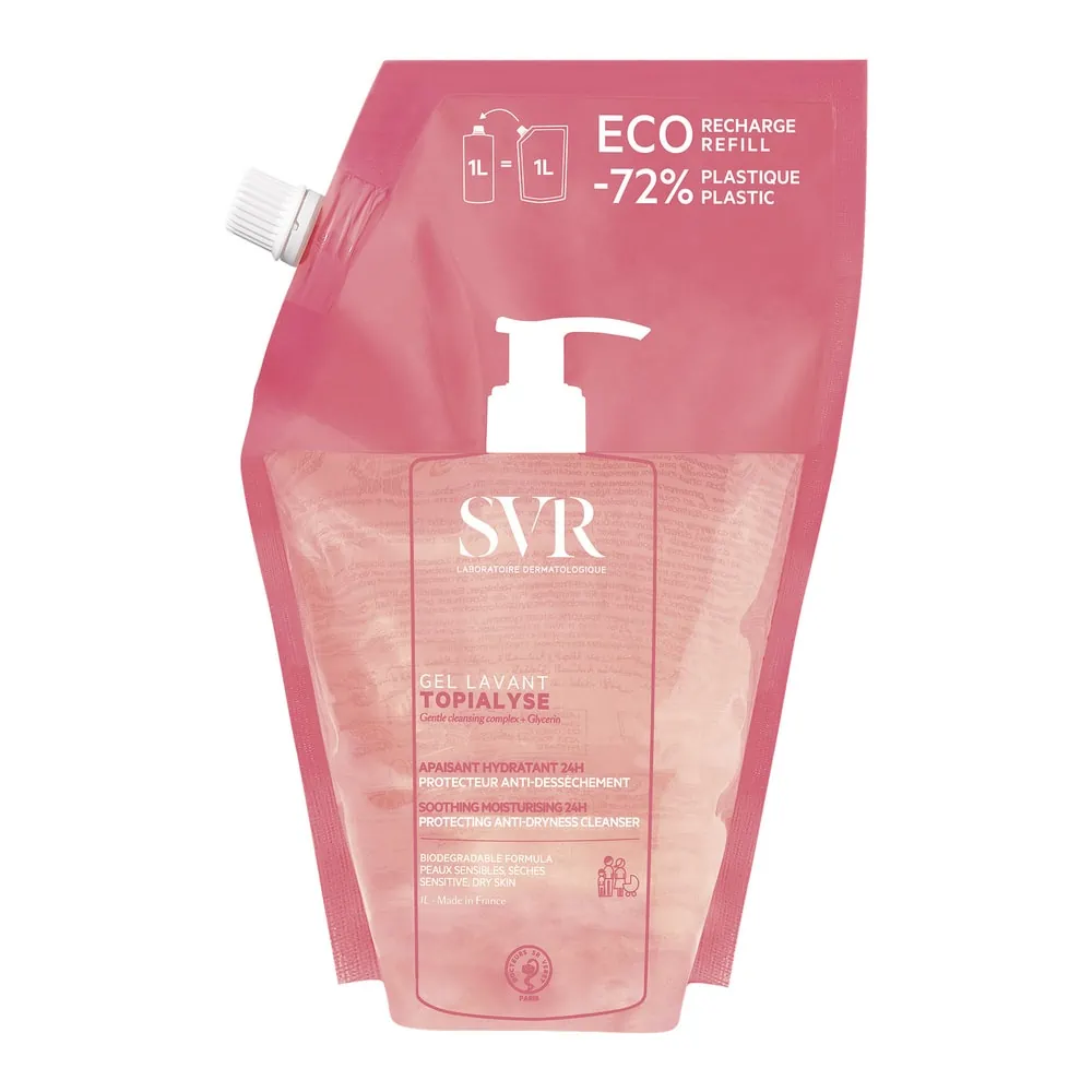 SVR Topialyse Gel Lavant Eco-Recharge 1L