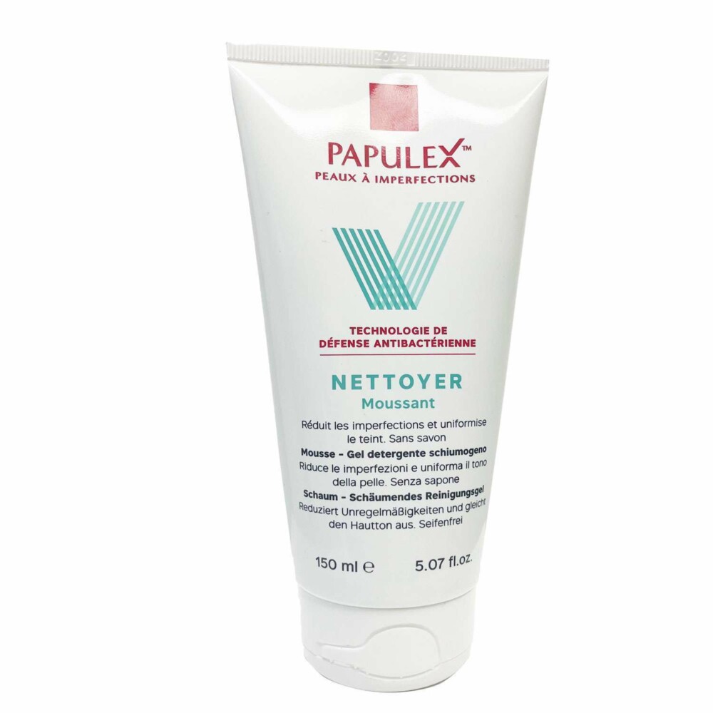 PAPULEX Gel Nettoyant Moussant Sans Savon 150ml
